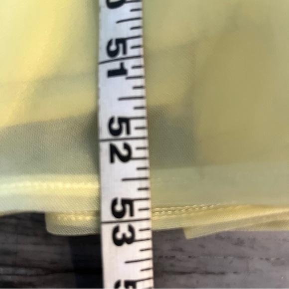 Vintage Ann’s Vogue Shop Cincinnati Yellow Princess Gown Lace Chiffon S/M 1960s - Picture 9 of 10